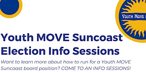 Primaire afbeelding van Youth MOVE Suncoast Elections Info Session