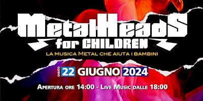 Imagem principal do evento METALHEADS for CHILDREN