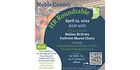 Noble County Human Resource Alliance Roundtable