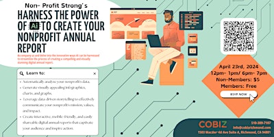 Non-Profit Strong: Harness the Power of AI to Create Your Nonprofit Annual Report primary image