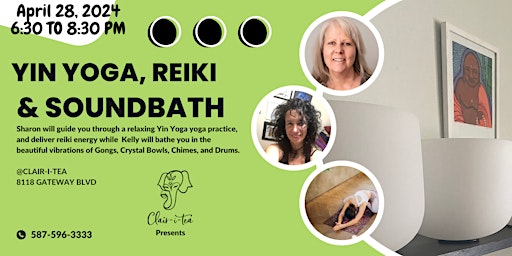 Yin Yoga, Reiki and Soundbath primary image