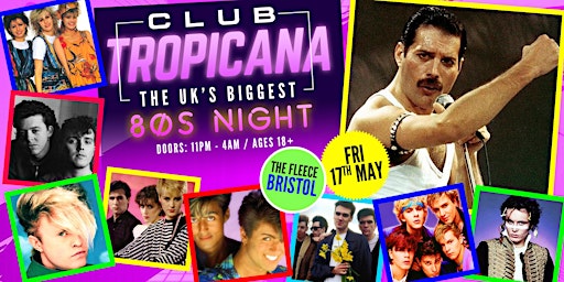 Imagem principal do evento Club Tropicana - The UK's Biggest 80s Night!