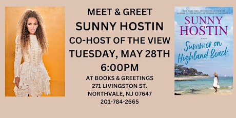 SUNNY HOSTIN BOOK SIGNING!!!