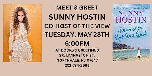 SUNNY HOSTIN BOOK SIGNING!!! primary image