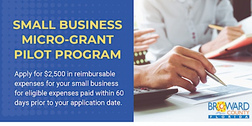 Immagine principale di Small  Business Micro-Grant Pilot Program In-Person Outreach Session 