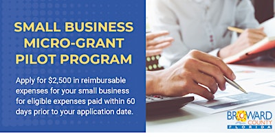 Hauptbild für Small  Business Micro-Grant Pilot Program In-Person Outreach Session