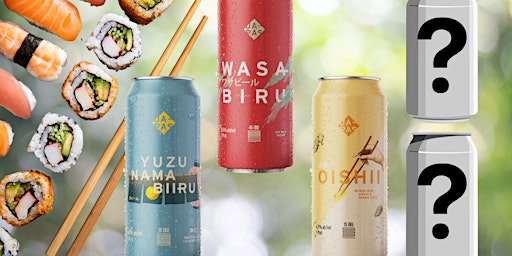 Hauptbild für Brazilian-Japanese Craft Beer (Yuzu to Ginger) Tasting & Sushi Dinner