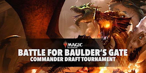 Primaire afbeelding van Battle for Baulder's Gate Commander Draft Tournament (MTG)