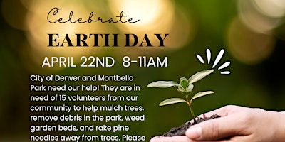 Immagine principale di Earth Day 2024 @ Montbello Central Park 
