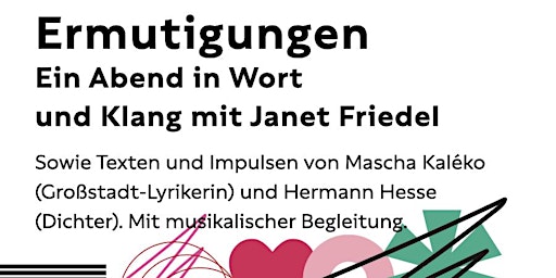 Imagem principal de Ermutigungen: Ein Abend in Wort und Klang mit Janet Friedel