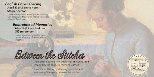 Imagen principal de Between the Stitches: A Sewing Workshop Series