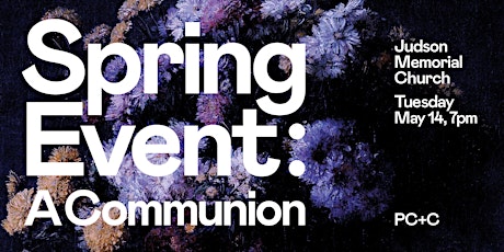 SPRING EVENT: A Communion