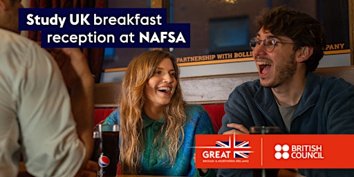 Primaire afbeelding van Study UK Breakfast Reception at NAFSA 2024
