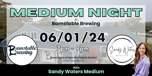 Imagem principal do evento Medium Night at Barnstable Brewing