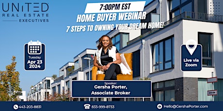 Home Buyer Webinar!