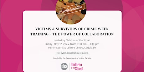 Victim & Survivors of Crime Awareness Week Training 2024