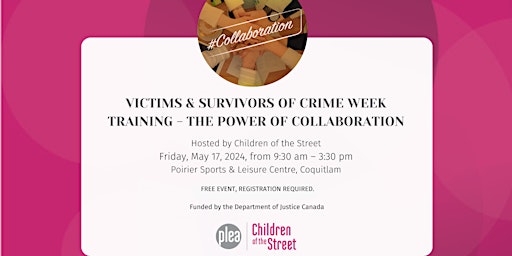 Imagem principal do evento Victim & Survivors of Crime Awareness Week Training 2024