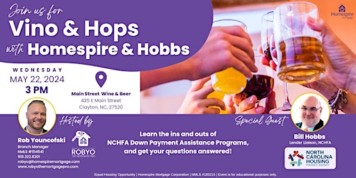 Vino & Hops with Homespire & Hobbs primary image