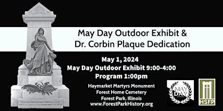 May Day Outdoor Exhibit & Dr. Corbin Plaque Dedication