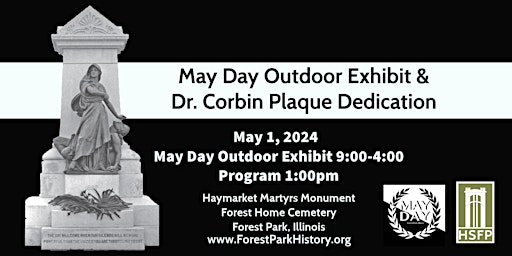 Imagem principal do evento May Day Outdoor Exhibit & Dr. Corbin Plaque Dedication