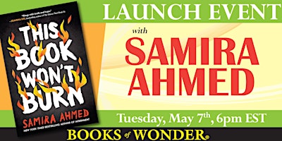 Launch | This Book Won't Burn by Samira Ahmed primary image