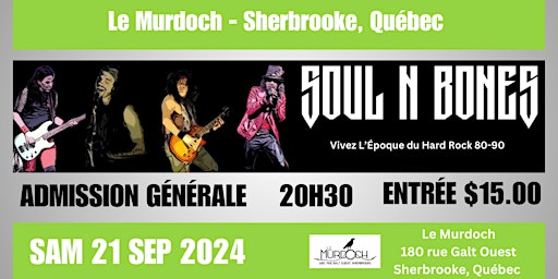 Imagem principal do evento Soul n’ Bones - Sherbrooke