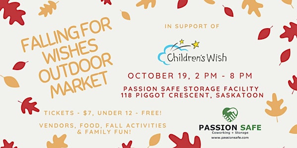 Falling for Wishes Outdoor Market in Support of Children’s Wish 2019