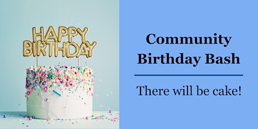 Community Birthday Bash primary image