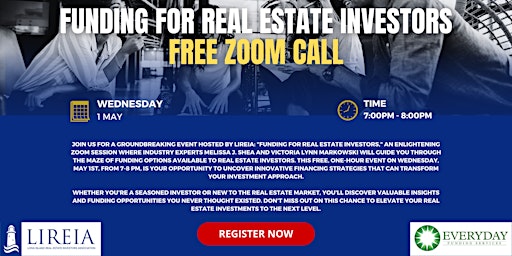 Funding For Real Estate Investors primary image