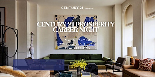 Hauptbild für Century 21 Prosperity Career Night