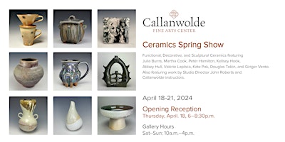 Image principale de Spring Ceramics Show and Sale: Callanwolde Fine Art Center Ceramics Program