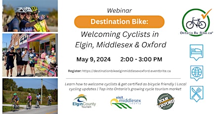 Webinar: Destination Bike - Welcoming Cyclists in Elgin, Middlesex & Oxford