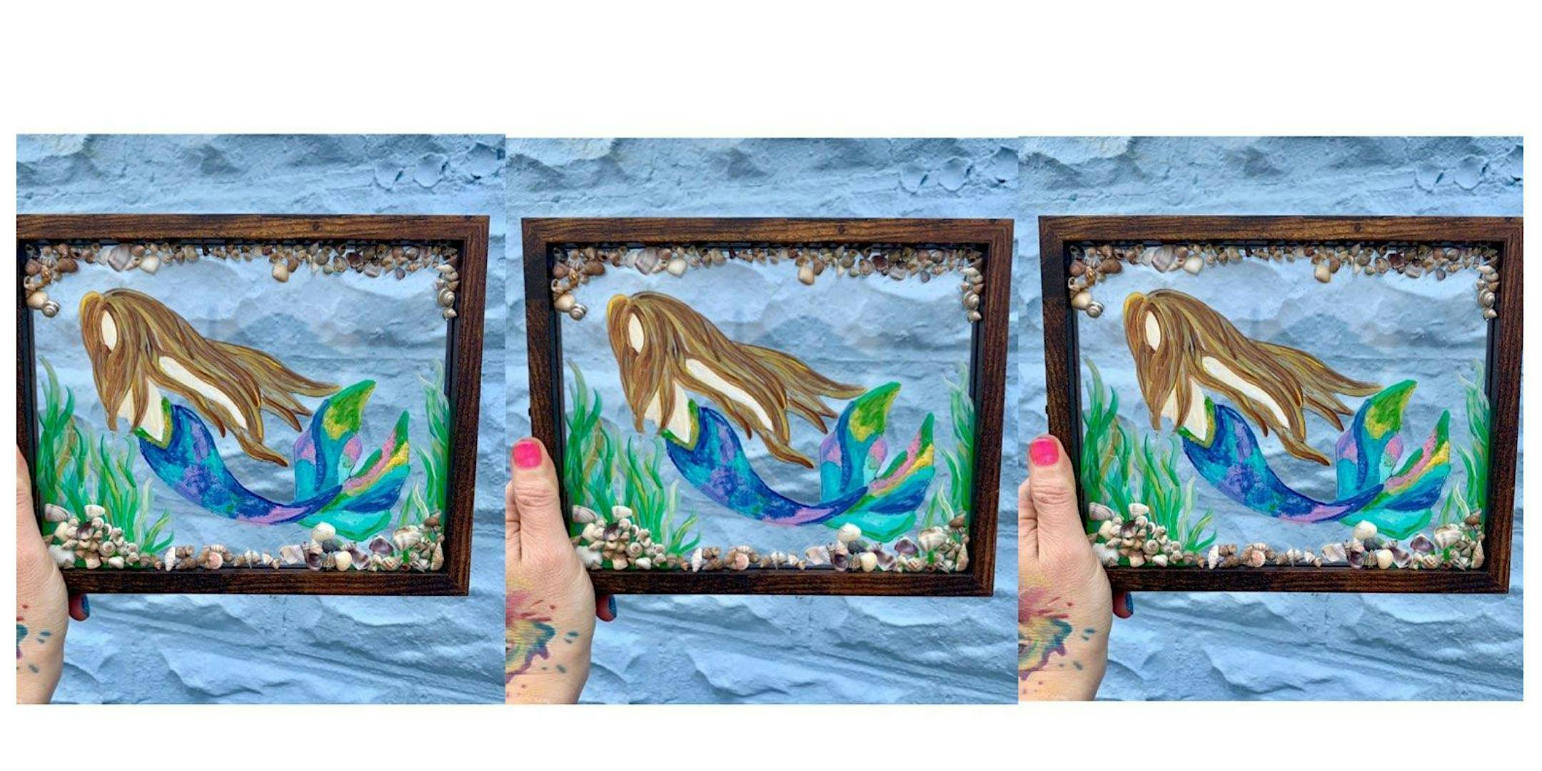Glass Mermaid: Halethorpe, Shannon's with Artist Katie Detrich!