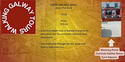 STORY GALWAY Walking Tour 90 mins primary image