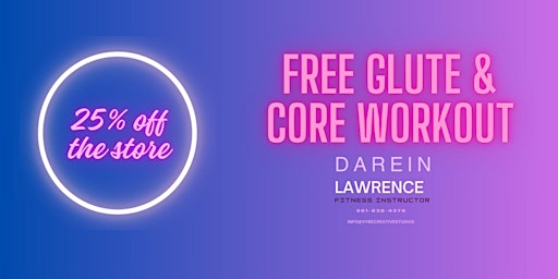 Primaire afbeelding van Sweat it out with Fabletics and Darein Lawrence!