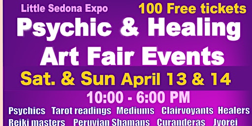 IRVINE CA - Psychic & Holistic Healing Art Fair Sat. Sun April  13 & 14 primary image