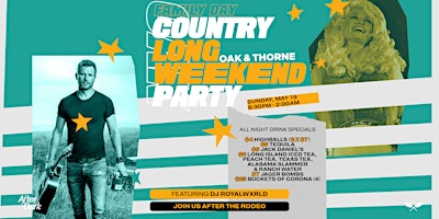 COUNTRY LONG WEEKEND PARTY AT OAK primary image