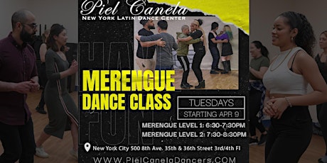 Merengue Dance Class,  Level 1  Beginner