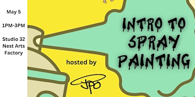 Imagem principal do evento Intro to Spray Painting with JPO