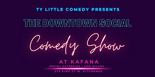 Primaire afbeelding van The Downtown Social Comedy Show - Liam Kelly