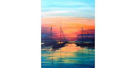 Sisters' Cider House, Bainbridge - "Sailboats at Sunset"