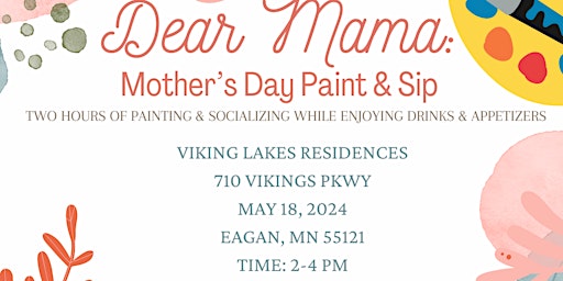 Imagem principal de Dear Mama: Mother's Day Paint & Sip