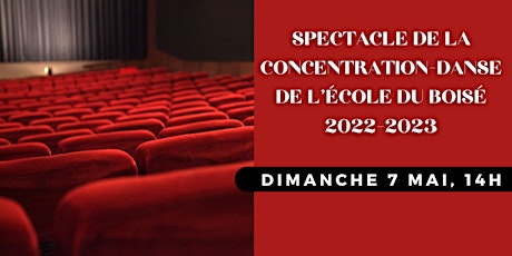 Spectacle de la concentration-danse du Boisé - Dimanche 5 mai 2024, 14h