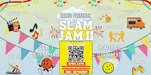 Imagem principal do evento Slam Jam II ( Pickleball & Basketball Tournament)