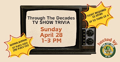 Imagem principal do evento Through The Decades: Tv Show Trivia