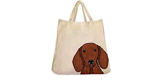 Wit Cellars, Woodinville - "Paint Your Pet Linen Tote Bag" primary image