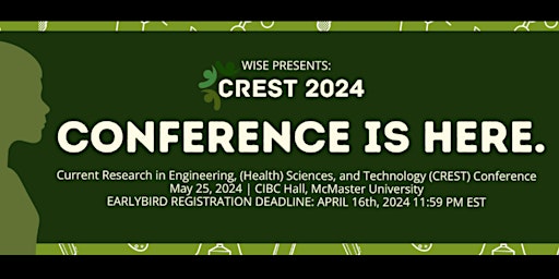 Imagem principal do evento CREST: Current Research in STEM 2024 Conference
