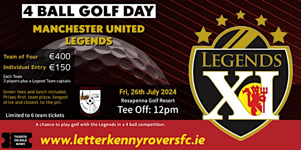 Manchester United Legends v. Letterkenny Rovers - Golf Classic