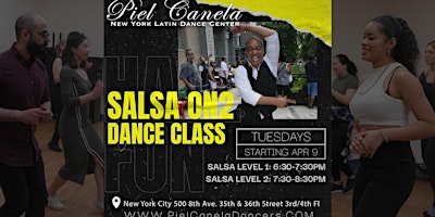 Hauptbild für Salsa On2 Dance Class,  Level 2  Advanced-Beginner