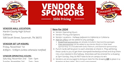 Immagine principale di 16th Annual TRTW - Vendor & Sponsorship Registration 